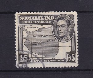 Somaliland KGVI 1938 Rs5 SG107 VFU BP16326