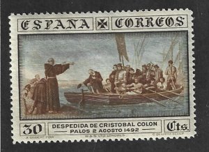 SPAIN Scott #427 Mint 30c Columbus Leaving Palos 2019 CV $5.00