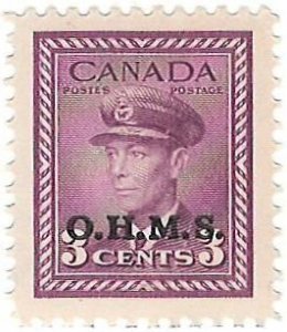 Scott: O3 Canada - Official Stamps - War Effort - MNH