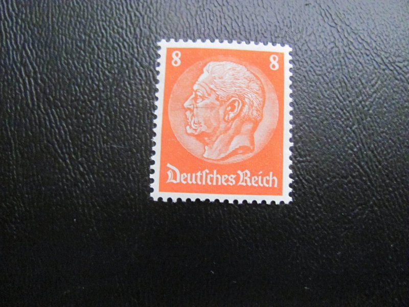GERMANY 1933 MNH SC 420 HINDENBURG SINGLE XF 20 EUROS  (115)