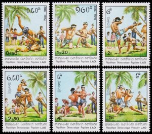 Laos Scott 361-366 (1982) Mint NH VF Complete Set C