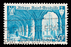 France 1951 Sc 649 UVF Abbey of St. Wandrille