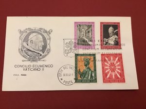 Vatican 1962 Concilio Ecuménico First Day Cover  Postal Cover R42342