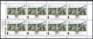 Canada #1944a 48¢ St. Mary's University (2002). Pane of 8 stamps. MNH