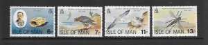 BIRDS - ISLE OF MAN #142-5 HISTORICAL SOCIETY MNH