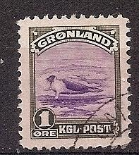 Greenland  10 Used 1945 1o Harp Seal CV $42.50