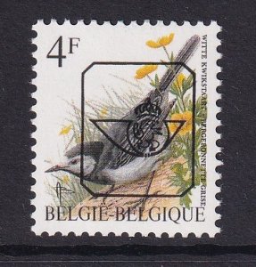 Belgium  #1436    MNH  1996  birds  4f pre cancelled