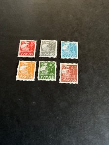 Stamps Denmark Scott #192-7 hinged