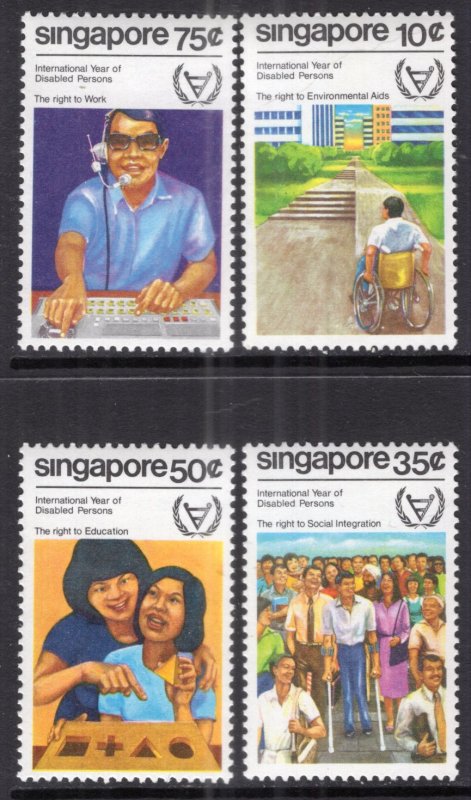 Singapore 378-381 MNH VF