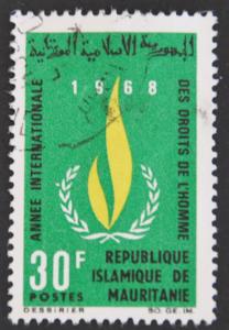 DYNAMITE Stamps: Mauritania Scott #244  USED