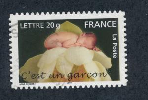 France 2005 Scott 3131 used - It's a boy, C'est un garcon