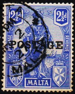 Malta.1926 2 1/2d S.G.148 Fine Used