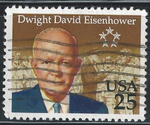 US #2513 25c Dwight D Eisenhower