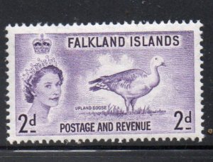 Falkland Islands Sc 124 1956 2d Goose stamp mint NH