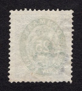 Denmark 1875 25o Oval #32 First Printing Facit 35a Good Used