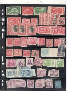 EARLY US COLLECTION ALL MINT