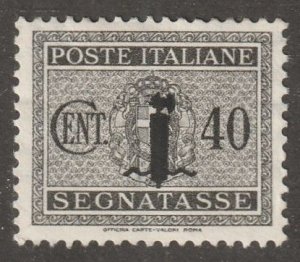 Italy, Stamp, Scott#J6,  mint, hinged,  Postage Due,  I.S.R., 40