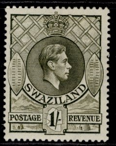 SWAZILAND GVI SG35a, 1s brown-olive, M MINT.