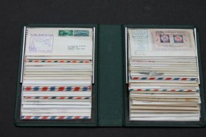 VDP FLIP FILE FIRST DAY COVER ALBUM  with 50 Unique Covers FDC, 1st Flight, DPO