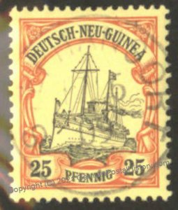 Germany 1909 STEPHANSORT New Guinea Deutsche Neu-Guinea DNG Mi11 Used 101927