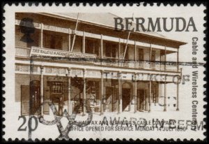 Bermuda 601 - Used - 20c Cable Office Centenary (1990) (cv $0.85)