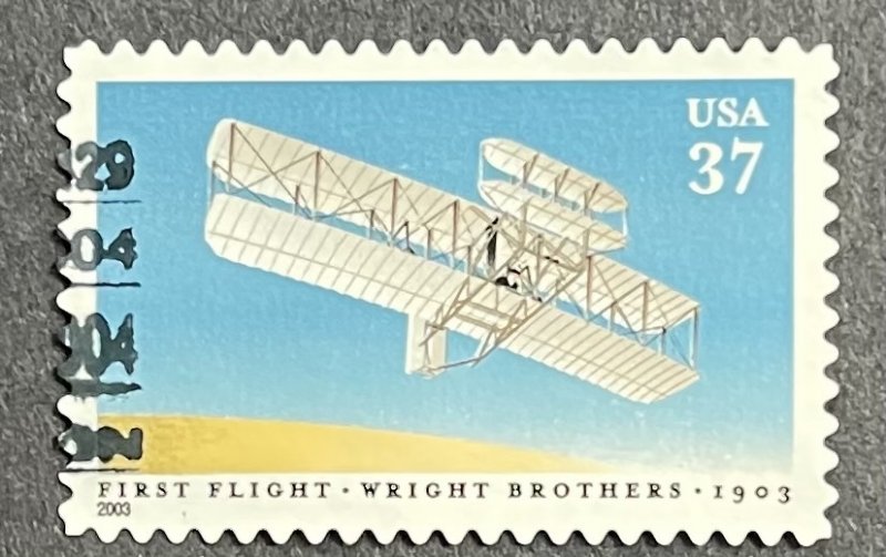 US 2003 1st Flight of Wright Brothers Issue Used Single #3783