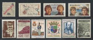 Cape Verde ~ 10 Different ~ Mint & Used, MX ~  cv 2.00