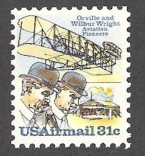 US Cat # C92, Wright Brothers, MNH*-