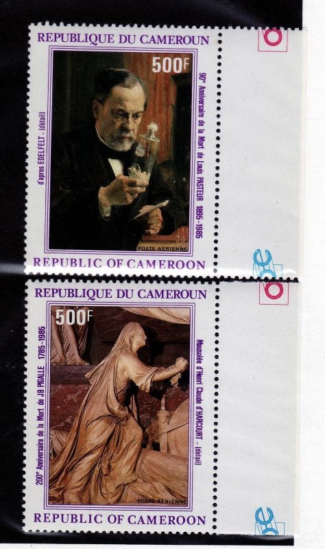 Cameroun Sc C327-8 NH issue of 1985 - Art 