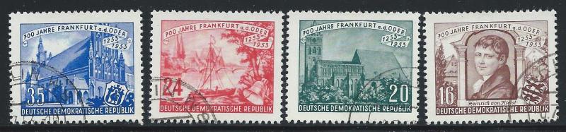 GERMANY - DDR SC# 151-4 F-VF U 1953