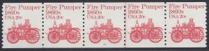 #1908 20c Fire Pumper 1860s PNC/5 #14 1981 Mint NH