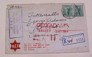 AUSTRALIA  REGISTERED  1944 A.P.O No.0117