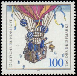 Germany #1763, Complete Set, 1992, Balloons, Never Hinged
