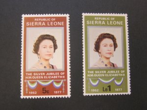 Sierra Leone 1977 Sc 440-41 set MH