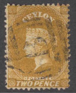 CEYLON 49 LIGHT CANCEL F-VF SOUND $275 SCV