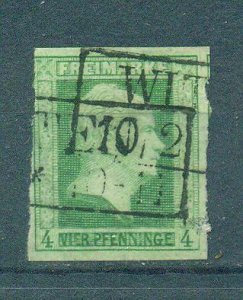 Prussia sc# 1 (2) used cat value $72.50