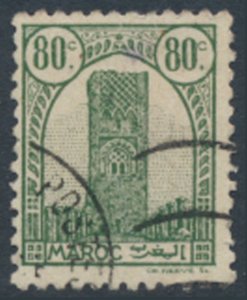 French Morocco   SC# 184  Used     see details and scans 