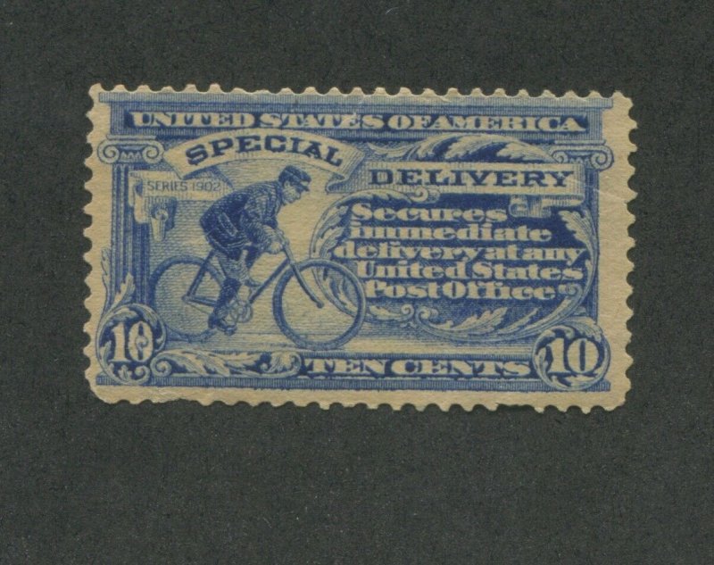 1902 United States Special Delivery Postage Stamp #E6 Mint Never Hinged /w Fault 