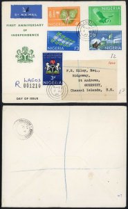 Nigeria 1961 Independence cover