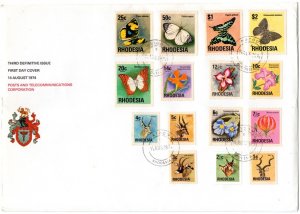 Rhodesia - 1974 Definitive FDC