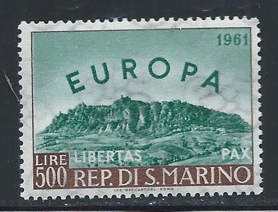 SAN MARINO SC# 490 FVF/MNH 1961