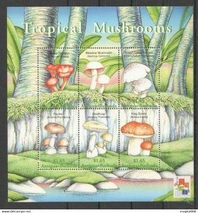 Antigua & Barbuda Nature Tropical Mushrooms 1Kb ** Stamps Pk258