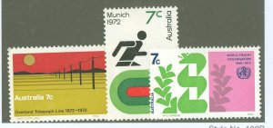 Australia  #526-7/545 Unused Multiple