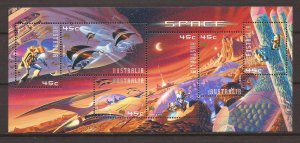 2000 Australia - Sc1914 - MNH VF - Souvenir Sheet - Space