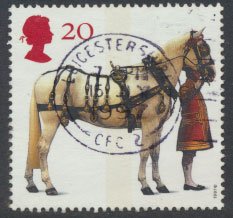GB  SC# 1763  Queen's  Horses  1997   SG 1989  Used   as per scan 