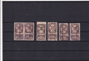 Mexico 1909-10 Stamps on paper Ref 15434