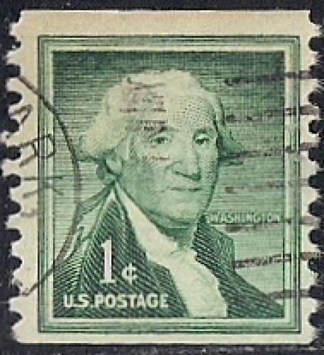 1054 1 cent 1960 Washington, Coil used F-VF