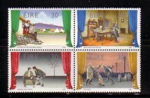 Ireloand Sc 814-7 1990 Theatre stamp set mint NH