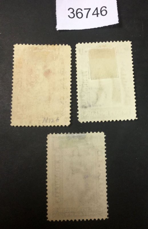 MOMEN: US STAMPS #PR120//PR125 UNUSED NO GUM LOT #36746