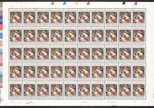 US #2871 Mint Sheet Madonna & Child christmas